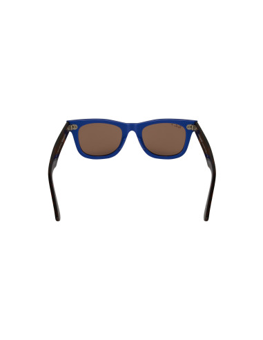 Ray Ban Rb2140 1241w0 Wayfarer Polarizado Ciruela Azul Carey | Sunn...