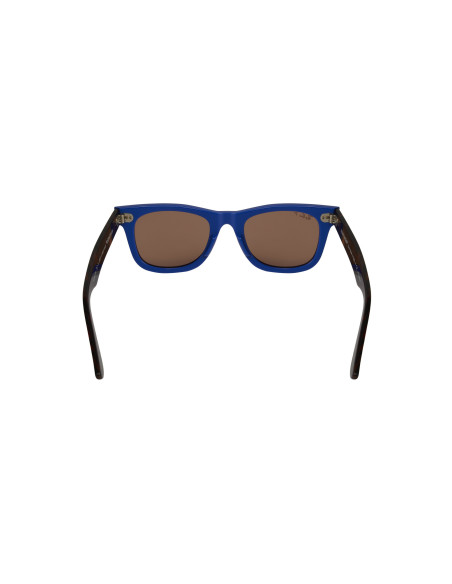 Ray Ban Rb2140 1241w0 Wayfarer Polarizado Ciruela Azul Carey | Sunn...