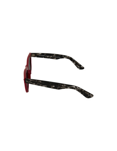 Ray Ban Rb2140 1243p2 Wayfarer Polarizado Ciruela Rojo Carey | Sunn...