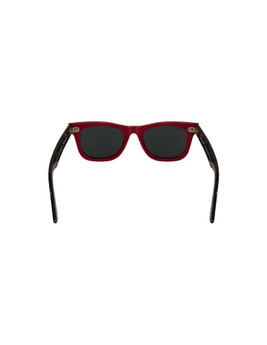 Ray Ban Rb2140 1243p2 Wayfarer Polarizado Ciruela Rojo Carey | Sunn...
