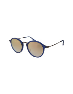 Ray Ban Rb2447 6254/7o Round Fleck Rosa Espejo Azul P1 | Sunnies.uno