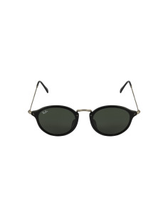Ray Ban Rb2447 901 Round Fleck Negro G-15 Plata Clasico | Sunnies.uno 2