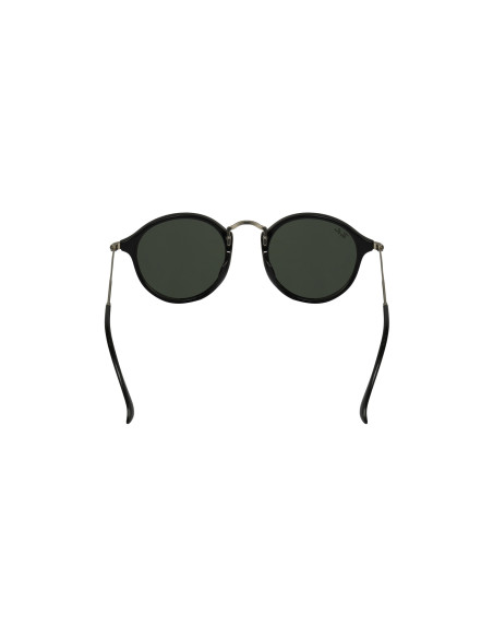 Ray Ban Rb2447 901 Round Fleck Negro G-15 Plata Clasico | Sunnies.uno