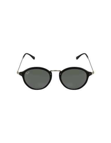 Ray Ban Rb2447 901/30 Round Fleck Plata Espejo Negro | Sunnies.uno