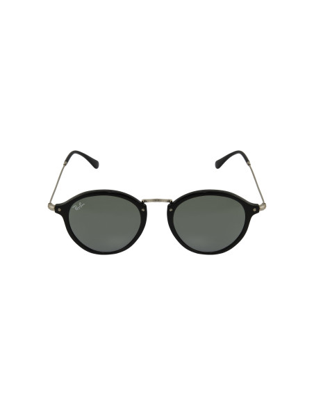 Ray Ban Rb2447 901/30 Round Fleck Plata Espejo Negro | Sunnies.uno