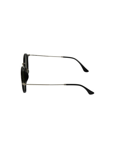 Ray Ban Rb2447 901/30 Round Fleck Plata Espejo Negro | Sunnies.uno