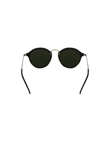 Ray Ban Rb2447 901/30 Round Fleck Plata Espejo Negro | Sunnies.uno