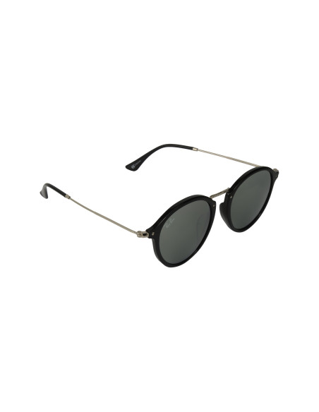Ray Ban Rb2447 901/30 Round Fleck Plata Espejo Negro | Sunnies.uno