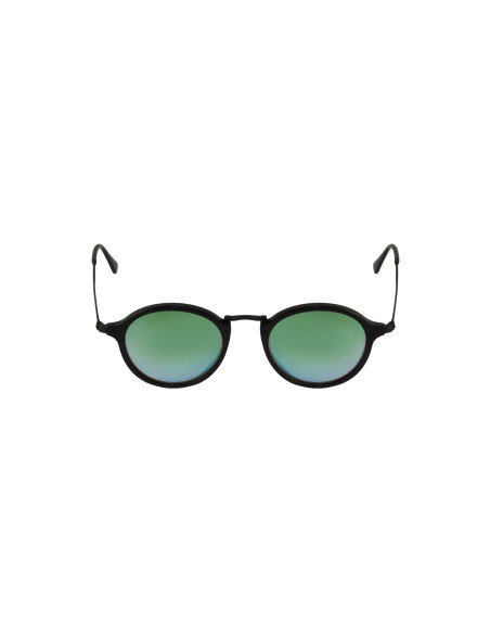 Ray Ban Rb2447 901/4j Round Fleck Verde Espejo Negro | Sunnies.uno