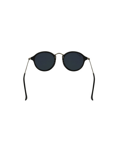 Ray Ban Rb2447 901/58 Round Fleck Negro Plateado Polarizado| Sunnies.uno