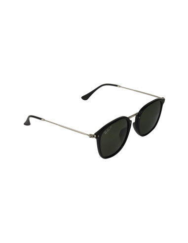 Ray Ban Rb2448n 901/58 Icon Negro Polarizado Plateado | Sunnies.uno