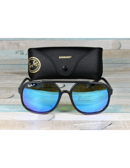 Ray Ban RB4312CH 601SA1 Aviator Chromance Azul Espejo Polarizado | ...