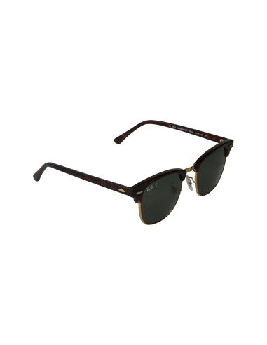 Ray Ban Rb3016 990/58 Clubmaster Polarizado Carey Dorado | Sunnies.uno