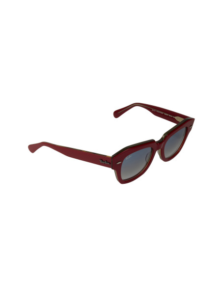 Ray Ban Rb2186 12963M State Street Azul Degradado Rojo