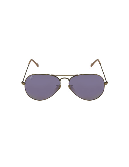 Ray Ban Rb3025 167/1r Aviator Polarizado Lila Espejo Bronce | Sunni...