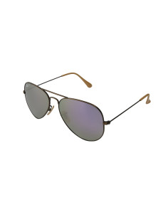 Ray Ban Rb3025 167/1r Aviator Polarizado Lila Espejo Bronce | Sunni...