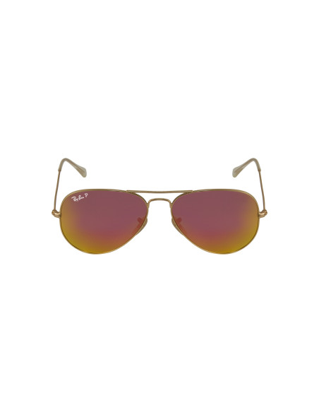 Ray Ban Rb3025 112/1Q Aviator Pink Cyclamen Gold Polarized