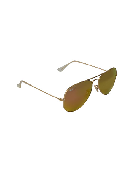 Ray Ban Rb3025 112/1Q Aviator Pink Cyclamen Gold Polarized