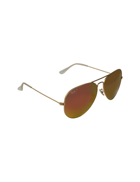 Ray Ban Rb3025 112/4d Aviator Rojo Espejo Polarizado