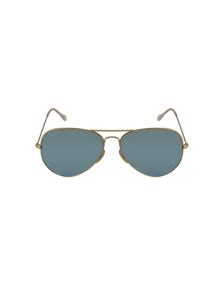Ray Ban Rb3025 112/w3 Aviador Polarizado Plata Espejo Dorado | Sunn...