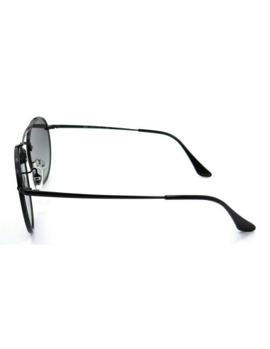 Ray Ban Rb3614n 148/11 Round Double Bridge Blaze Negro Gris degrada...