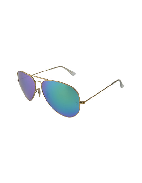 Ray Ban Rb3026 112/19 Aviator Verde Espejo Gota Grande