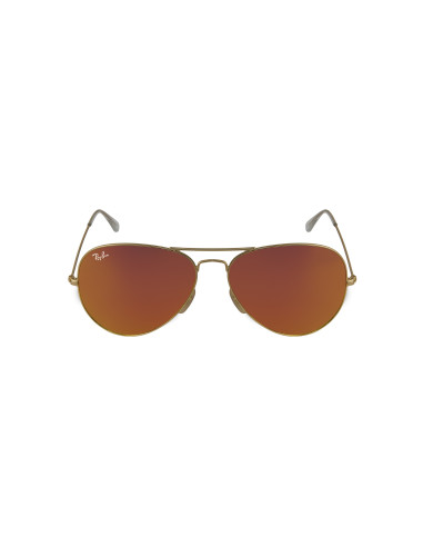Ray Ban Rb3026 112/4d Aviator Rojo Espejo Polarizado Gota Grande