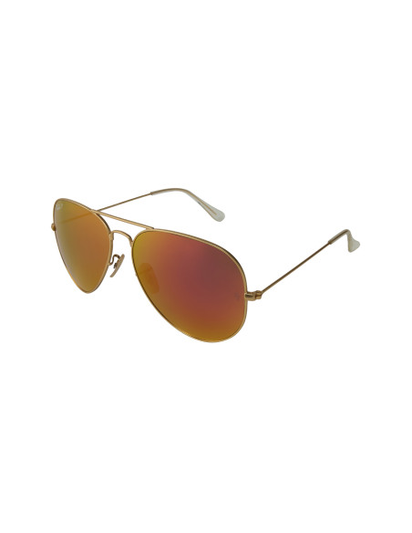 Ray Ban Rb3026 112/4d Aviator Rojo Espejo Polarizado Gota Grande