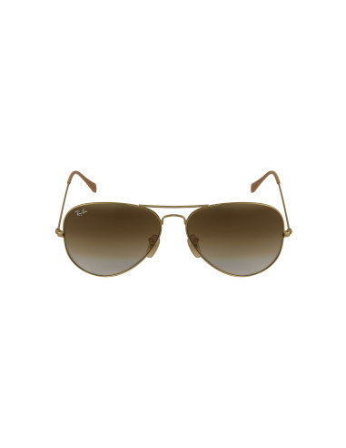 Ray Ban Rb3026 112/85 Aviator Cafe Gradiente Dorado Gota Grande