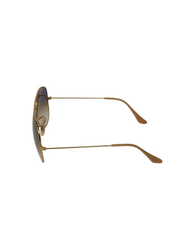 Ray Ban Rb3026 112/85 Aviator Cafe Gradiente Dorado Gota Grande