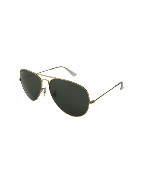 Ray Ban Rb3026 L2846 Aviator Negro G-15 Dorado Gota Grande | Sunnie...