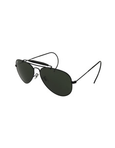 Ray Ban RB3030 L9500 Aviator outdoorsman Negro G-15 Cola de rata | ...