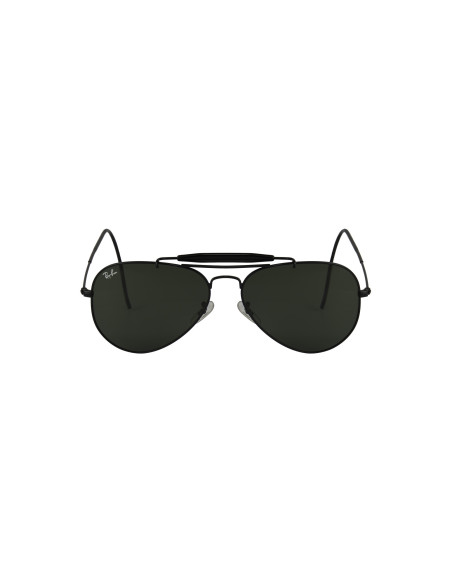 Ray Ban RB3030 L9500 Aviator outdoorsman Negro G-15 Cola de rata | ...