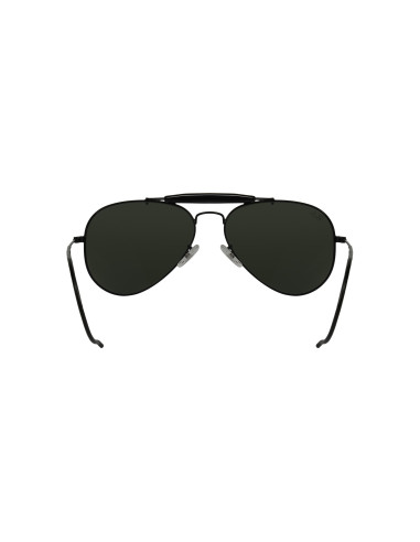 Ray Ban RB3030 L9500 Aviator outdoorsman Negro G-15 Cola de rata | ...
