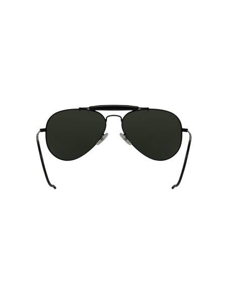 Ray Ban RB3030 L9500 Aviator outdoorsman Negro G-15 Cola de rata | ...