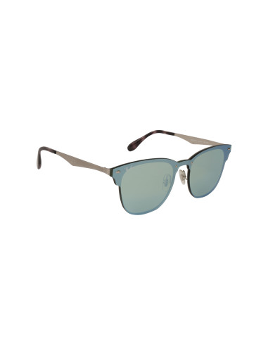 Ray Ban Rb3576n 042/30 Clubmaster Blaze Plata Espejo Gris | Sunnies...