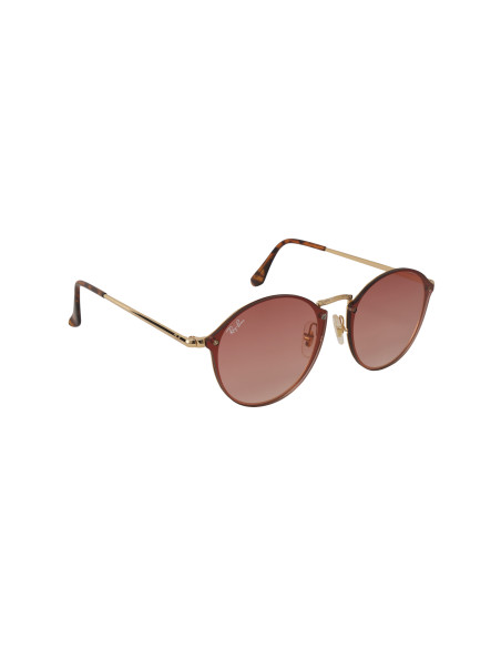 Ray Ban Rb3574n 9035v0 Round Metal Blaze Rosa Degradado Icon | Sunn...