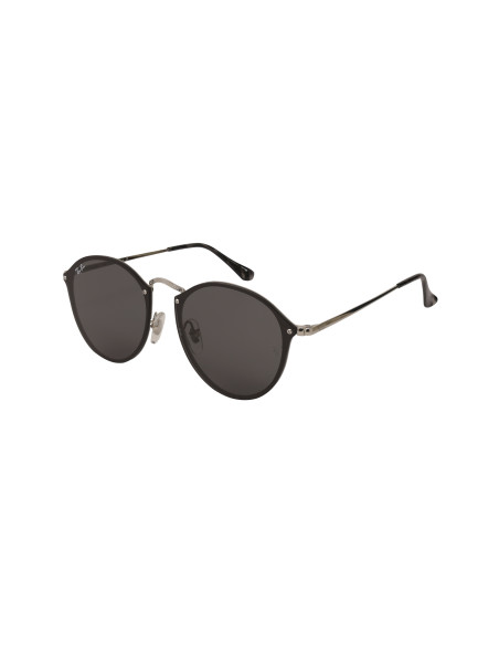 Ray Ban Rb3574n 003/87 Round Metal Blaze Negro Plateado | Sunnies UNO