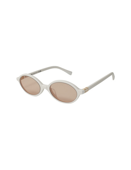 Miu Miu MU 04ZS 142-40D Oval Shape Pink White