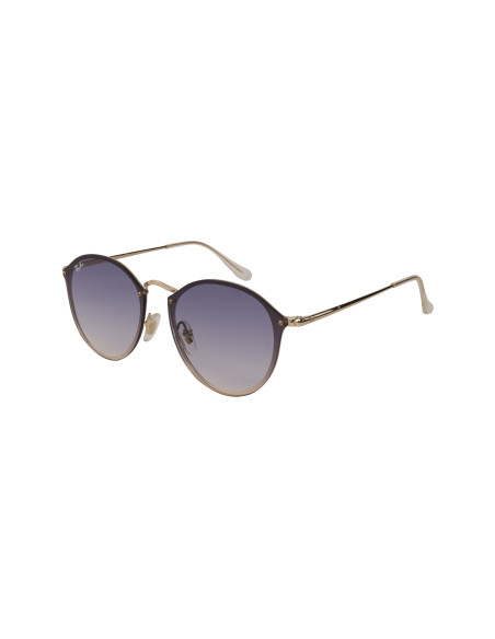 Ray Ban Rb3574n 001/x0 Round Metal Blaze Azul Degradado Icon | Sunn...