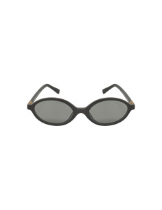 Miu Miu MU 04ZS 1AB-5S0 Oval Shape Black Gold 2