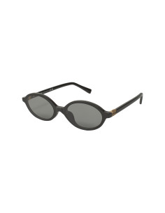 Miu Miu MU 04ZS 1AB-5S0 Oval Shape Black Gold