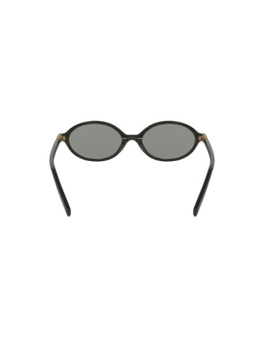 Miu Miu MU 04ZS 1AB-5S0 Oval Shape Black Gold