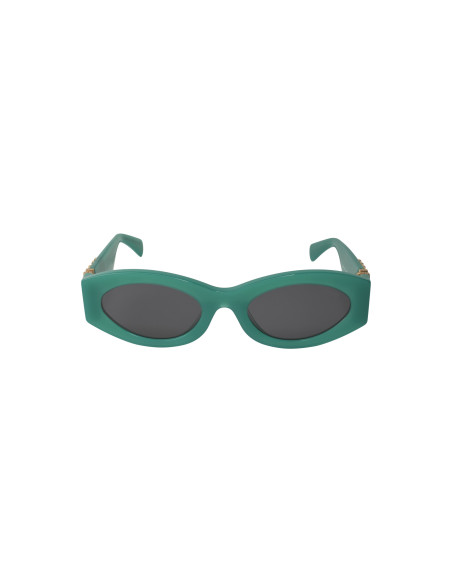 Miu Miu MU 11WS 15H-5S0 Oval Shape Green Dark
