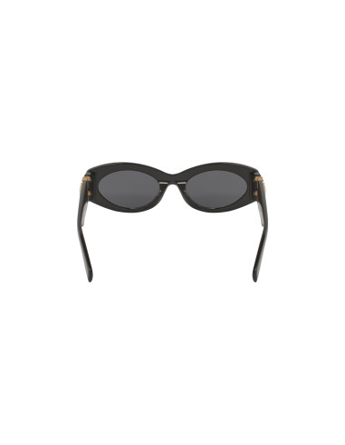 Miu Miu MU 11WS 1AB-5S0 Oval Shape Black Gold