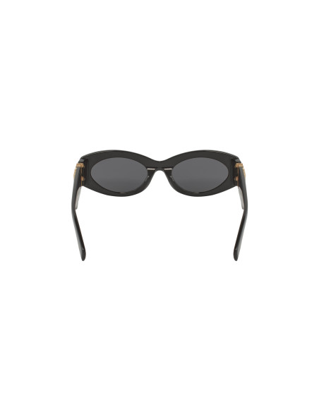 Miu Miu MU 11WS 1AB-5S0 Oval Shape Black Gold