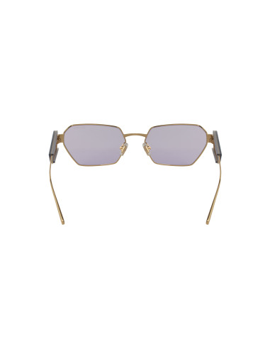 Miu Miu MU 53WS ZVN-05S Square Shape Pale Gold Violet