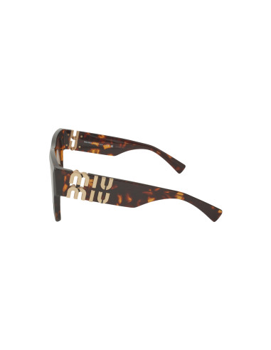 Miu Miu MU 10WS VAU-6S1 Square Shape Tortoise Gold