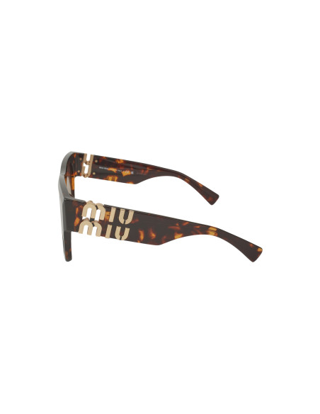 Miu Miu MU 10WS VAU-6S1 Square Shape Tortoise Gold