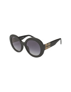 Miu Miu MU 11YS 1AB-5D1 Round Shape Black gold